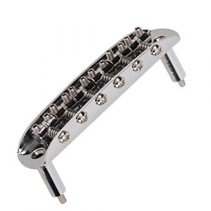 Pont de guitare électrique, cordier de guitare 6 cordes pour Jazzmaster(Argent) (Supordu, neuf)