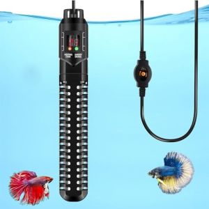 HUIZHOU Chauffage pour Aquarium (15-34 &deg;C), thermoplongeur r&eacute;glable pour Aquarium 100-300 W, Chauffage &agrave; Thermostat Haute Performance pour Aquariums et bassins &agrave; Poissons (100W) (HUIZHOU, neuf)