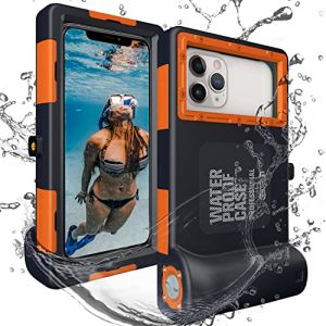 FocRelaxer Pochette &Eacute;tanche T&eacute;l&eacute;phone Universelle Coque &Eacute;tanche IPX8 Plong&eacute;e &Eacute;tui Smartphone 15M sous Marine Housse &Eacute;tanche pour iPhone 11 Pro 12 XR XS Max 8 7 6 Plus/Samsung S9 S10 S8 S6 Note10+ (dama trading, neuf)
