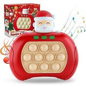 Anyingkai Console De Jeu Quick Push Bubbles,Jeu Fidget électronique,Puzzle Pop It Game Machine,Push Pop Bubble Sensory Fidget Toy,Sensory Fidget Toys for Kids,Machine Jeu Puzzle-Pop (Noël) (DAJIDALI-DE, neuf)