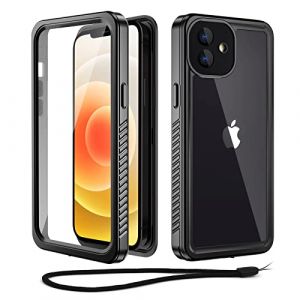 Beeasy Coque pour iPhone 12 Mini Antichoc,IP68 Étanche 360° Protection Intégrale Etui avec Protecteur d'Écran, Imperméable Waterproof Antipoussière Anti-Neige Anti-Chute Housse Case(5.4") (iBeeasy, neuf)