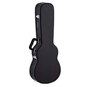 Ortega Guitars Hardcase Economy pour Ukulélé - Etui pour Ukulélé Baryton - Hauteur 81 cm - Vinyle, Noir (OUCSTD-BA) (Meinl-Shop, neuf)
