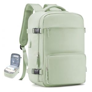 Sac à Dos sous Vide Sac a Dos Voyage Cabine 40x20x25 Cabine Avion Bagage pour Ryanair avec Sac de Compression sous Vide & Pompe Manuelle Bagage Femme Homme pour Ordinateur Portable 15.6 Pouces (Wassdins   Store, neuf)