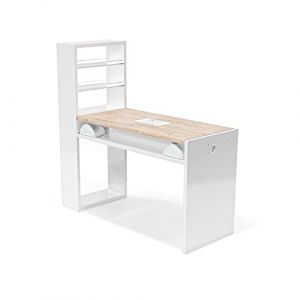table nails ongles manucure professionnelle, avec aspirateur nail set reconstruction 124x73x50 120H cm modèle Worker Plus (Sherwood - No Aspirateur) (Pierucci Group SRL, neuf)
