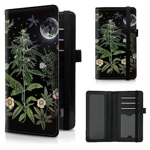 CGFGHHUY Porte-ch&eacute;quier Motif Tortue de Mer Vert en PU pour Ch&egrave;que Personnel Housse de Ch&egrave;que pour Homme Femme avec Emplacements pour Cartes et Porte-Stylo et Sangle &Eacute;lastique pour Doublons de Ch&egrave;ques (CGFGHHUY, neuf)