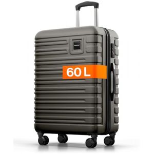 Travely Valise en Polycarbonate, Taille L, 67 cm, Volume int&eacute;rieur 60 L, Valise &agrave; Coque Rigide tr&egrave;s Robuste avec roulettes Souples et Serrure TSA, Valises, Valises &agrave; roulettes (Travely, neuf)