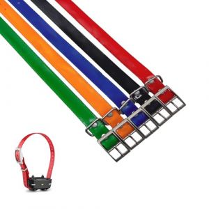 5 pi&egrave;ces de Sangle de Collier pour Chiens pour Les Colliers pour Garmin T20, TT25, T5, TT10, TT15, DC50 - Sangle de Remplacement de 1 Pouce pour r&eacute;cepteurs de Colliers d'entra&icirc;nement et GPS (Ploughnavi, neuf)