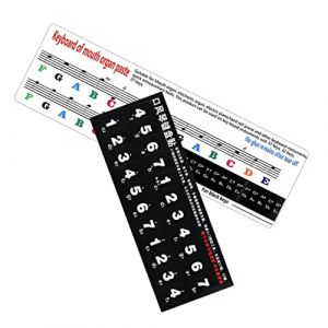 FUNOMOCYA 2pièces Stickers De Clavier Melodica Pour Touches Autocollants Aide à Apprentissage Musical Pour Étudiants Accessoires Pour Clavier De Melodica Et Couleur (Dalidasy, neuf)