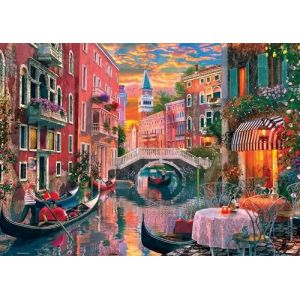 AveJoys Puzzle Adulte 1000 pièces Venise au coucher du soleil 70 x 50 cm Puzzles pour Adultes Jeu éducatif Défi Jouets 1000 Pièces Puzzles pour Adultes Enfants (Vaton Tech, neuf)