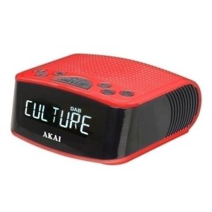 AKOR - Radio-RÉVEIL FM/Dab+ ET USB DE Charge - Rouge - - AKOR - Rouge (MyBestShop, neuf)