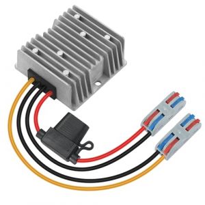 Mzhou 10-22v &agrave; 24V 15A 360w Boost Converter IP67 - Booster &eacute;tanche pour Panneaux solaires/camions/Camping - Cars/Machines industrielles - pour environnements Difficiles (Mzhou, neuf)