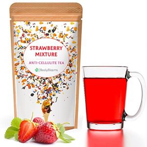 BodyBlooms® tisane draineur naturel avec des morceaux de fraise. Délicieux thé et infusions parfumé. Thé en vrac de 100gr. palais des thés Strawberry Mixture the detox infusion (LALFOF, neuf)
