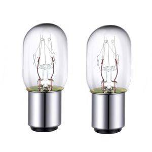 ShuoHui Lot de 4 ampoules à baïonnette pour machine à coudre 240 V 15 W 220/240 V culot à baïonnette B15 BA15D blanc chaud (ShuoHuiTechnology, neuf)