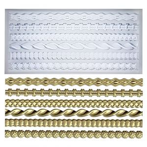 FUNSHOWCASE Ornements de coupe baroques Moule pour pâte à modeler (yourMuse, neuf)