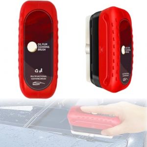 LQUYTA Film Ol&eacute;ofuge pour Vitres de Voiture,Puissant Pour Pare-brise Et Dissolvant De Film D'huile,Anti Pluie pare Brise,film Ol&eacute;ophobe Pour Vitres D'automobiles,Brosse &Eacute;ponge De Nettoyage De Vitres (CCtunCanton O&Uuml;, neuf)