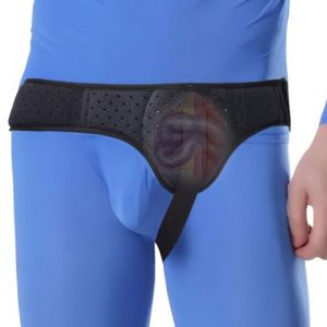 Ceinture de Soutien pour Hernie Inguinale,Hernie Inguinale,Ceinture Herniaire pour Homme Et Femme,Bande de Soutien Herniaire pour Les Hernies Inguinales Unilatérales,M (TianZhiShangMao, neuf)