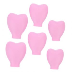 SHERCHPRY Housses Pour Pinceaux De Maquillage En Silicone 6 Pi&egrave;ces Tailles Vari&eacute;es Protection Solide Voyage (Dnna Huang, neuf)