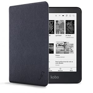 Forefront Cases Étui pour Kobo Aura Edition 2 (Modèle: N236-2016) - Mince et Léger, Fonction Automatique Veille/Réveil Intelligente Étui, Coque de Protection pour Kobo Aura Edition 2 - Bleu Foncé (Forefront Cases, neuf)