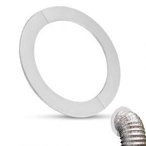 yotutun Rosace Cheminée, 160mm Rosace tuyau Rosace de tuyau de poêle en acier inoxydable Résistance à la Chaleur Rosace de Recouvrement Adapté à Tuyaux de Chaudières (khfsusmxz, neuf)