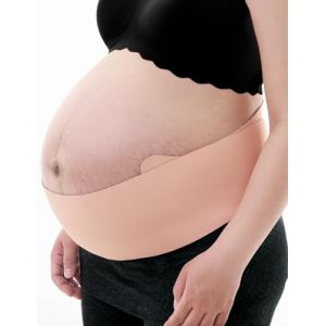 momcozy Ceinture de grossesse - Support dorsal ergonomique et matériau respirant - Ceinture de grossesse réglable pour soulager les douleurs abdominales, pelviennes et dorsales - Rose L (Teamsun-FR, neuf)