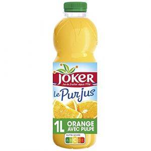 JOKER - 100% Pur Jus D Orange Avec Pulpe 1L - Lot De 4 - Vendu Par Lot (Les Trois Mousquetaires, neuf)