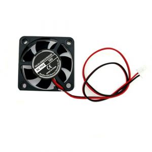 JZK Mini ventilateur 40 x 40 x 10 mm 2 broches DC 12 V avec câbles 4010 Petit ventilateur silencieux 40 mm 4 cm 12 V CC sans balais pour boîtier PC imprimante 3D avec câble et prise (Union Max, neuf)