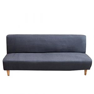 CHNSHOME Housse clic clac 3 Places Housse de canapé sans accoudoirs Extensible Housse canapé sans Bras Housse de canapé-lit Pliante élastique (CHNSHOME-FR, neuf)