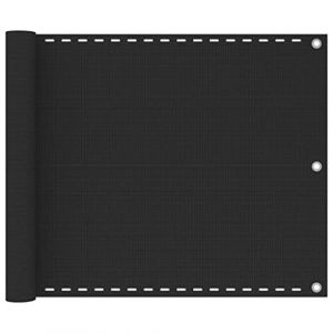 vidaXL Ecran de Balcon Brise-Vue Brise-Vent Store de Jardin Ecran de Protection Ecran d'Intimité Extérieur PEHD 75x500 cm Anthracite (vidaXL FR, neuf)