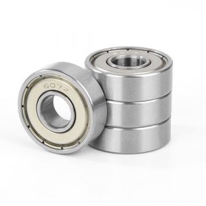 4 Pièces 607ZZ Roulements à Billes 7x19x6mm Acier chromé et Prélubrifié, 607-2Z Roulement à billes Miniature en Métal Double Blindage, pour Planches à roulettes, Scooters, Patins (AMPHOLY VORTEXA S.R.L., neuf)