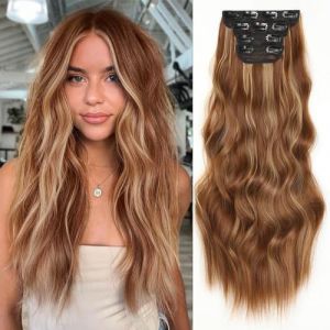 YDDM Extension Cheveux Naturel Clip Invisible Extension a Clip Cheveux Naturel Boucl&eacute; Extensions de Cheveux Extension Rajout Cheveux Clip Naturel Clip (YDDM Hair, neuf)