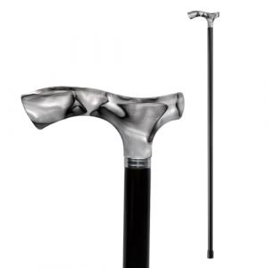 Flexor - Canne de Marche Cavip | Bois Robuste | Poign&eacute;e Ergonomique en m&eacute;thacrylate jasp&eacute; | L&eacute;g&egrave;re et &eacute;l&eacute;gante | Canne de Marche en Bois pour Homme et Femme (Flexor, neuf)