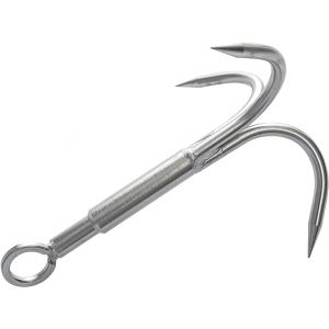 Grappin &agrave; 3 griffes en acier inoxydable - Pour la r&eacute;cup&eacute;ration de tr&eacute;sor, la survie et la p&ecirc;che - Taille L (amniu, neuf)