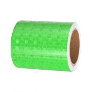 PATIKIL Ruban R&eacute;fl&eacute;chissant Adh&eacute;sif Vert 1 Rouleau 7cm x 3 M&egrave;tres Ruban Adh&eacute;sif R&eacute;fl&eacute;chissant de S&eacute;curit&eacute; Imperm&eacute;able et Haute Visibilit&eacute; pour Camions, Remorques, Voitures (PATIKIL UK, neuf)