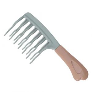 TocaFeank Peigne Pour Cheveux Boucl&eacute;s, Peigne Double &Eacute;paisseur &agrave; Boucles Naturelles, Accessoire Coiffure Ergonomique Glide Doux pour Routine Capillaire Femmes Filles Voyage Salon (wucisa, neuf)