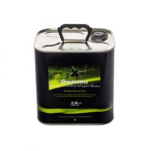 Orozumo &ndash; Huile d&rsquo;Olive Vierge Extra Picual & Arbequina &ndash; Bidon 2,5L &ndash; R&eacute;colte Pr&eacute;coce Gourmet &ndash; Origine Andalousie, Espagne &ndash; Go&ucirc;t Intense et &Eacute;quilibr&eacute; (EL ARC&Oacute;N DEL FRAILE, neuf)