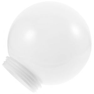 IMIKEYA Abat-Jour Globe De Remplacement Abat-Jour Globe En Acrylique Lampadaire Sphérique Base De 10 Cm Couvercle De Lampe Boule Ronde Pour Appliques Murales Lustre Lampe Suspendue (Elsy Abbas, neuf)