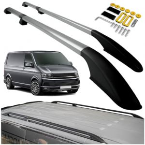 CHROMEMASTER | Compatibles avec VW T6 Transporter Short 2015-2019 | Les Barres de Toit | Con&ccedil;us pour Le Montage de Barres de Toit, de Coffres de Toit ou de Porte-v&eacute;los | Structure en Aluminium (CHROMEMASTER, neuf)