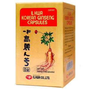 Ginseng Rouge de Cor&eacute;e, 500 mg, 100 G&eacute;lules | Panax Ginseng 100% Sans Additifs et Authentique Cor&eacute;en | &Eacute;nergie Physique et Mentale | Racines de 6 Ans d&rsquo;&acirc;ge, Absorption Maximale, Qualit&eacute; Ilhwa (Naturabit, neuf)