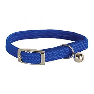 Polytrans Collier Nylon élastique Bleu pour Chat (LA FERME DU PREJARDIN, neuf)