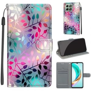 SIENIANLINE Coque pour Honor X6a / X6b / X6c Coque [Housse en Cuir PU Premium] [Etui &agrave; Rabat] [Pochette de Portefeuille], &Eacute;tui de Protection pour Honor X6b -Couleur (DIKAS, neuf)