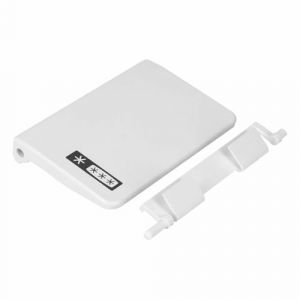 LUTH Premium Profi Parts Poignée de porte compatible avec Liebherr 9590224 avec ressort pour porte de congélateur porte intérieure réfrigérateur (TOP-Ersatzteillager GmbH, neuf)