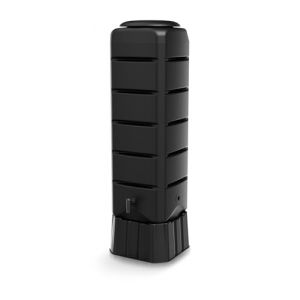YourCasa Recuperateur d eau de pluie [Tower] 120L avec pied, couvercle et robinet - recuperateur eau de pluie - récupérateur eau de pluie - Réservoir d'eau de pluie Reservoir eau de pluie (Anthracite) (yourcasa, neuf)
