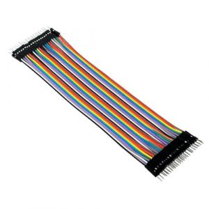 REY Câble compatible Dupont, Câble Jumper Mâle Mâle, Plaque de base, 30cm (REY ®, neuf)