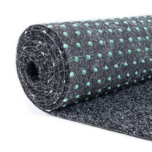 Carpeto Rugs Gazon Synth&eacute;tique Exterieur - Faux Gazon Artificiel pour Balcon, Terasse et Jardin - Tapis Gazon au m&egrave;tre - Fausse Herbe Balcon - Tapis Herbe Artificielle - Gris - 100 x 725 cm (Mazovia, neuf)