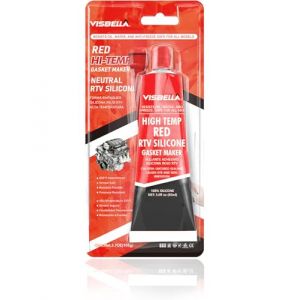 Visbella Neutral RTV Joint électrique Huile et Eau antigel Flexible en Silicone pour la réparation de Moteurs à Haute température (Rouge) (VisbellaDirect, neuf)