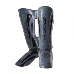 ProtèGe Tibias De Boxe,Protege Tibia Boxe Thai,ProtèGe-Tibias De Sports De Combat,Doublure,Cuir,Absorbant Les Chocs,Confort Et LéGèReté,RéGlable,Kickboxing,EntraîNement,Boxe Et Arts Martiaux (ForceRoute, neuf)