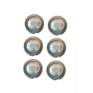 T&ecirc;te De Rasoir De Rechange, Compatible Avec Philips, HQ64 AT890 PT725 PT728 PT729 PT737 PT739 HQ8505 AT758 HQ54 HQ6070, Lame De Rasoir(6pcs) (caolingling188, neuf)
