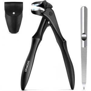 Coupe ongle pied professionnel, Coupe-ongles am&eacute;lior&eacute; &agrave; long manche et t&ecirc;te coud&eacute;e pour les ongles &eacute;pais des personnes &acirc;g&eacute;es, coupe-ongles &agrave; grande ouverture pour hommes et femmes avec attrape-ongles (Dr.Mode Online (Fr), neuf)