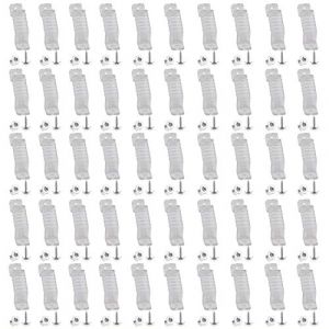 FOLGEMIR Lot de 50x clips de montage + 100x vis de fixation, pinces de fixation, support, kit de vis et clips de montage, accessoires pour bandes LED SMD (FOLGEMIR, neuf)