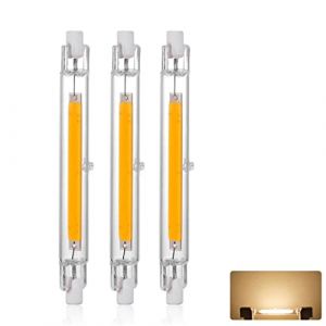 Ampoule LED R7S 118mm 30W Dimmable, Blanc Chaud 3000K, 3000LM, Lin&eacute;aire Ampoule Remplacer Halog&egrave;ne J118 300W, &Eacute;clairage &agrave; 360 Degr&eacute;s, OCB R7S LED 118mm pour Couloirs et Appliques Murales, 3 Pi&egrave;ces (XALDSMYXGS, neuf)
